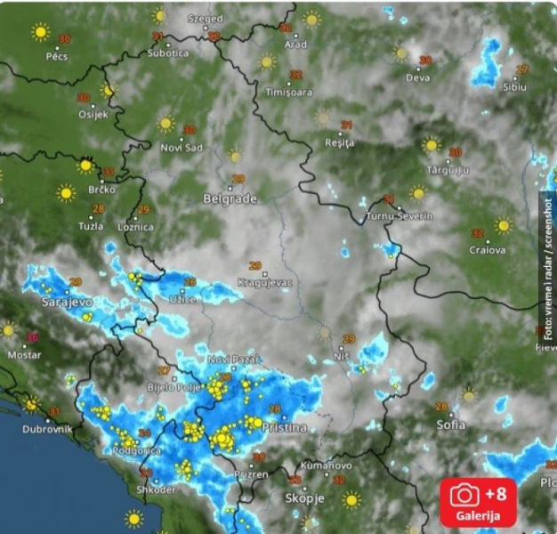 Rhmz niže hitna upozorenja: nevreme stiglo u srbiju, ovi delovi su na udaru