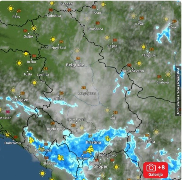 Rhmz niže hitna upozorenja: nevreme stiglo u srbiju, ovi delovi su na udaru
