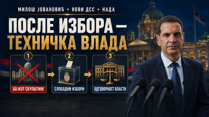 Коалиција НАДА: Бојкот - ко уђе у Скупштину, ради за Вучића