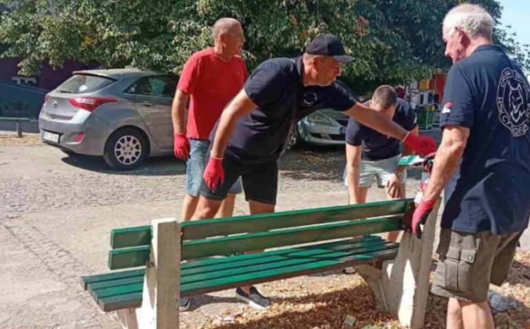 Lepši park za stanare bloka 61: u toku uređenje u ulici jurija gagarina