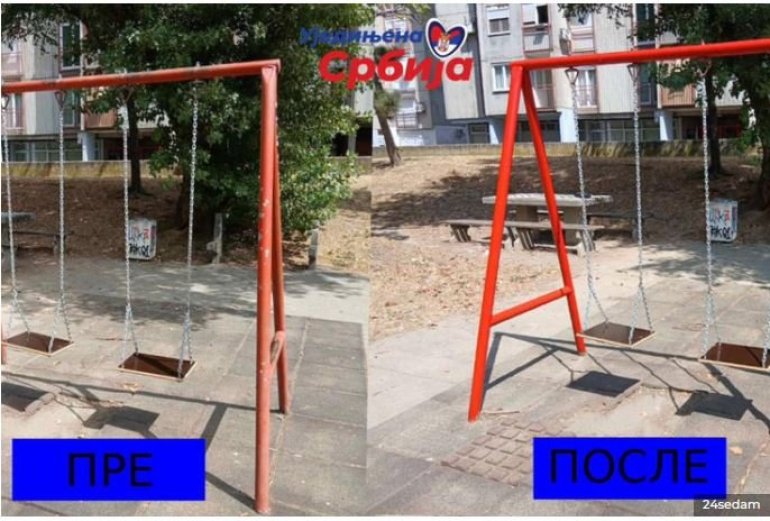 Lepši park za stanare bloka 61: u toku uređenje u ulici jurija gagarina