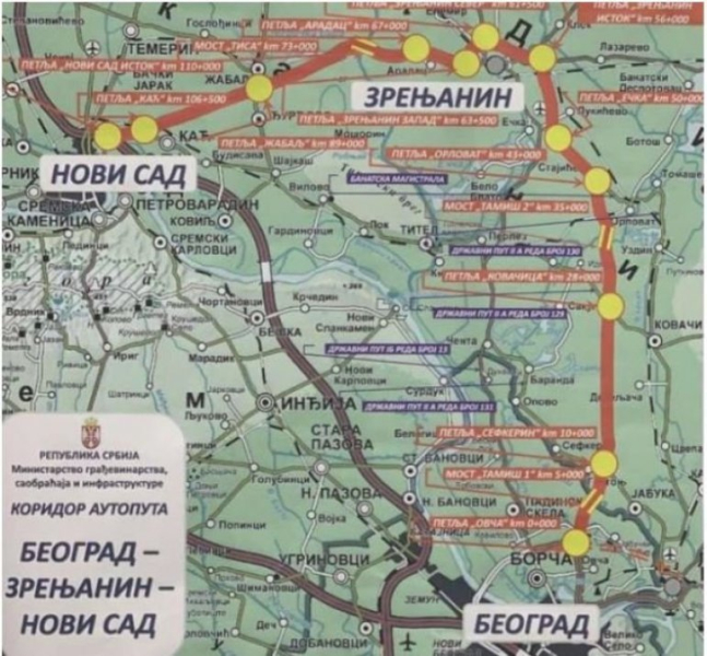 Srbija dobija novu saobraćajnu arteriju: „vojvođansko p“ spaja beograd, zrenjanin i novi sad – stiže se za tren
