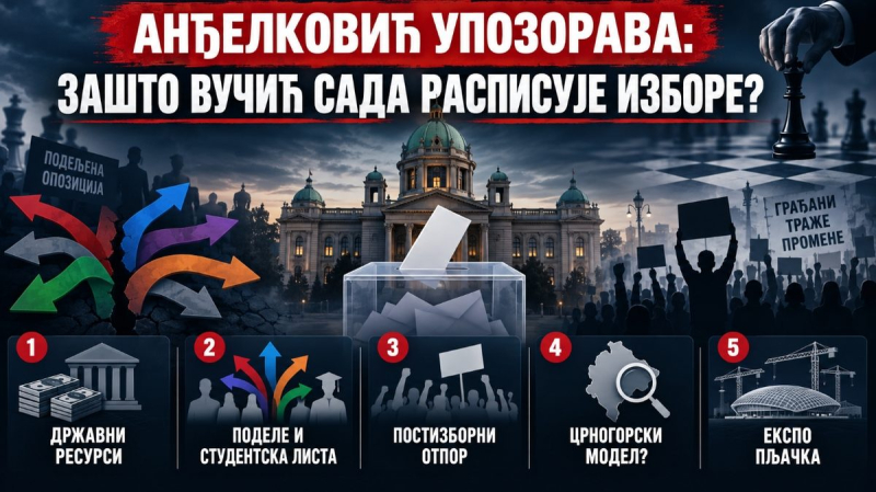 Анђелковић открио зашто Вучић расписује изборе - добио подршку из иностранства од...
