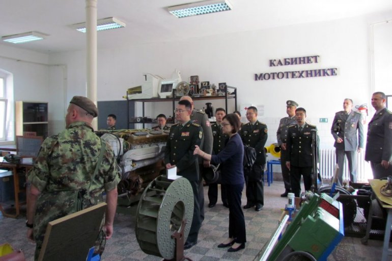 Delegacija armije kine u poseti vojsci srbije