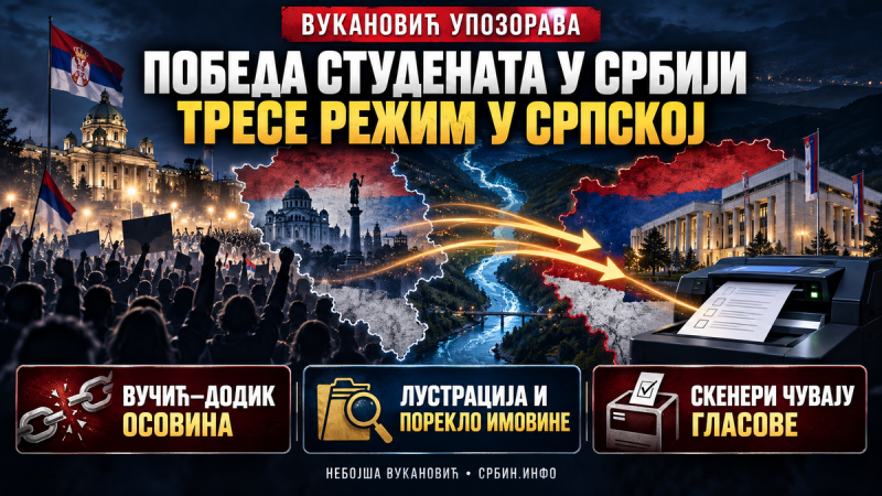 Вукановић: Победа студената у Србији затресла би Додика у РС