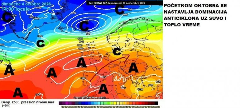 Detaljna prognoza za početak meseca: poznato kada se menja vreme i gde pada sneg