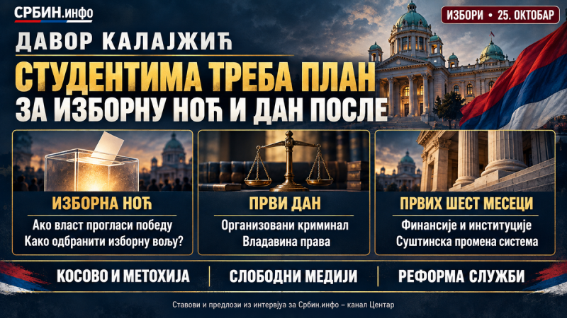 Већ хапсе! Калајжић: Вучић у паници, губи изборе, па брутално...